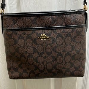 Coach Crossbody File Signature